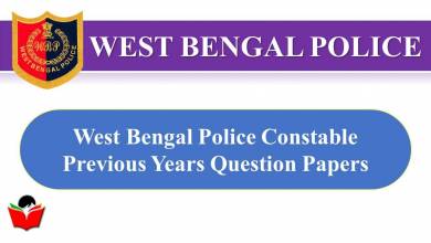 West Bengal Police Constable Previous Years Question Papers